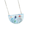 Kites, Hand Painted Pendant Necklace by Fernworks - Freshie & Zero Studio Shop