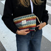 Large Makeup Bag: Wavy Rainbow - Freshie & Zero Studio Shop