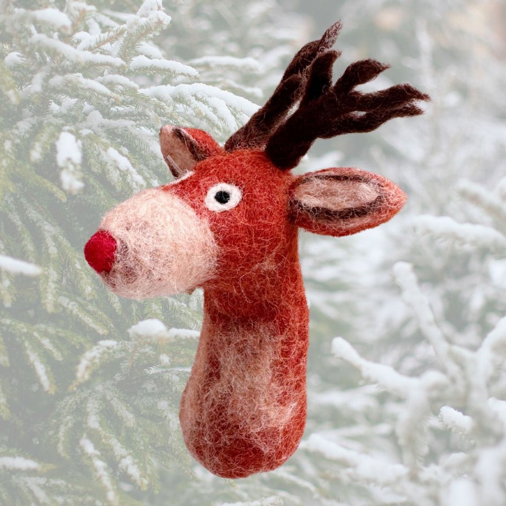 Reindeer Finger Puppet - Freshie & Zero Studio Shop