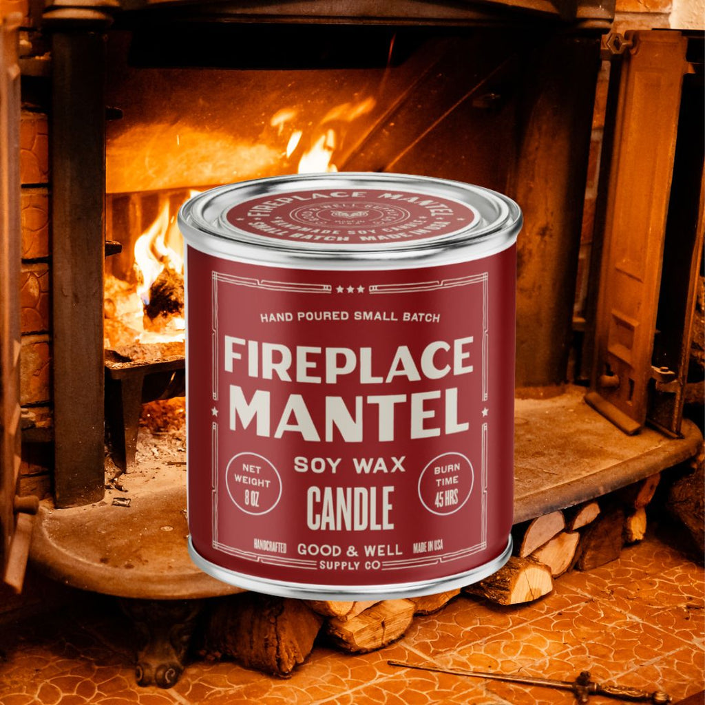 Fireplace Mantel Soy Candle by Good & Well Supply Co. - Freshie & Zero Studio Shop