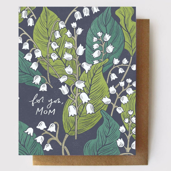 Mother's Day Card by Root & Branch: Lily of the Valley - Freshie & Zero Studio Shop