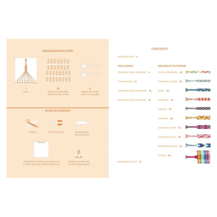 Calm Vibes Friendship Bracelet Kit - Freshie & Zero Studio Shop