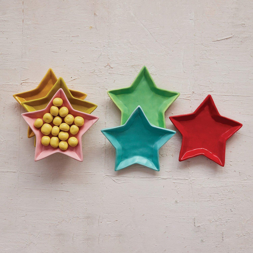 Colorful Star Shaped Stoneware Dishes - Freshie & Zero Studio Shop