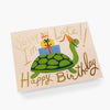 Turtle Belated Birthday Card by Rifle Paper Co - Freshie & Zero Studio Shop