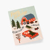 Holiday Tree Farm Boxed Set of 8 Cards by Rifle Paper Co - Freshie & Zero Studio Shop