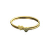 Single Heart Gold Filled Stacking Ring - Freshie & Zero Studio Shop