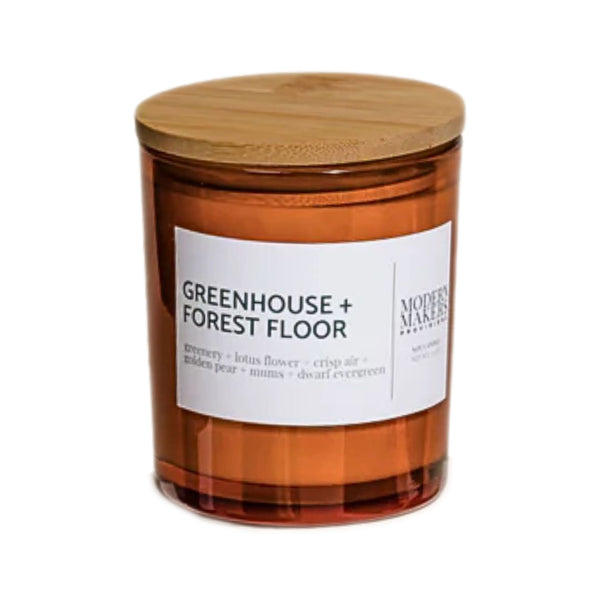 Greenhouse + Forest Floor Candle by Modern Makers - Freshie & Zero Studio Shop