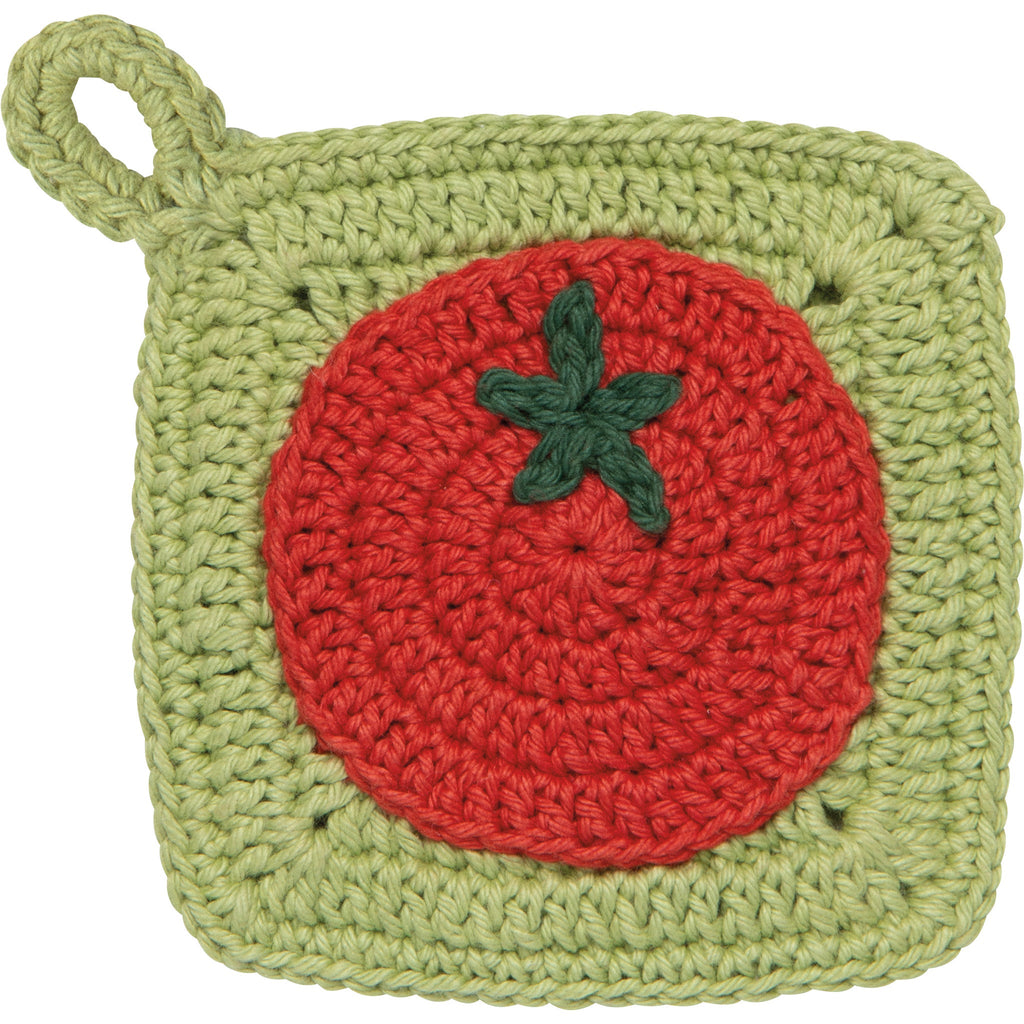Crocheted Tomato Dish Sponges - Set of 2 - Freshie & Zero Studio Shop