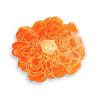 Hair Claw Clip: Orange Marigold Flower - Freshie & Zero Studio Shop