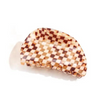 Curved Checkerboard Hair Claw Clip - Freshie & Zero Studio Shop