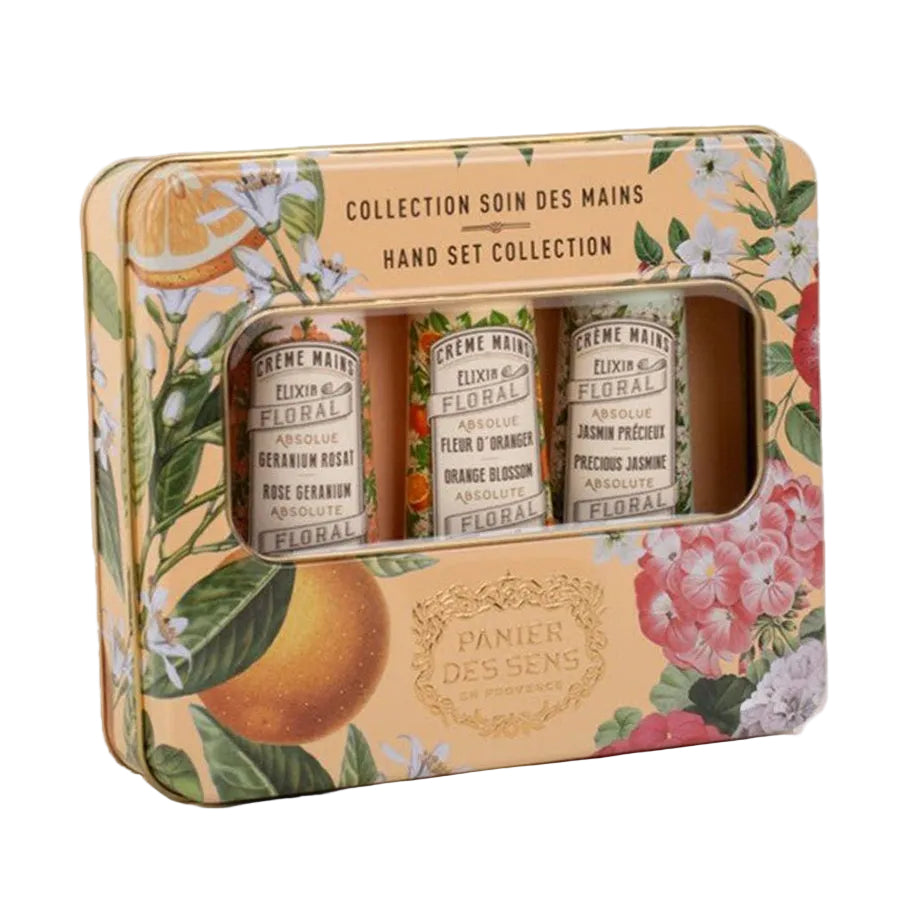 Hand Care Gift Set - Orange Blossom, Rose Geranium, and Jasmine - Freshie & Zero Studio Shop