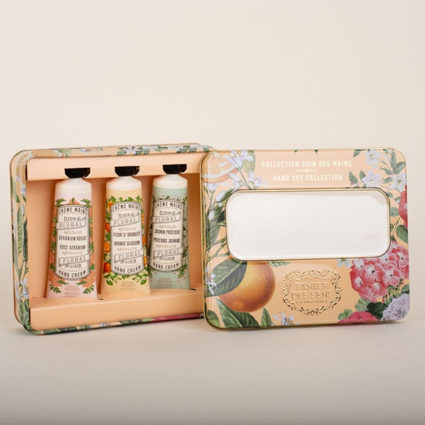 Hand Care Gift Set - Orange Blossom, Rose Geranium, and Jasmine - Freshie & Zero Studio Shop