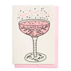 Champagne New Year Greeting Card - Freshie & Zero Studio Shop