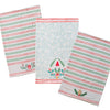 Holiday Tea Towel with Terry Cloth Backing - Freshie & Zero Studio Shop