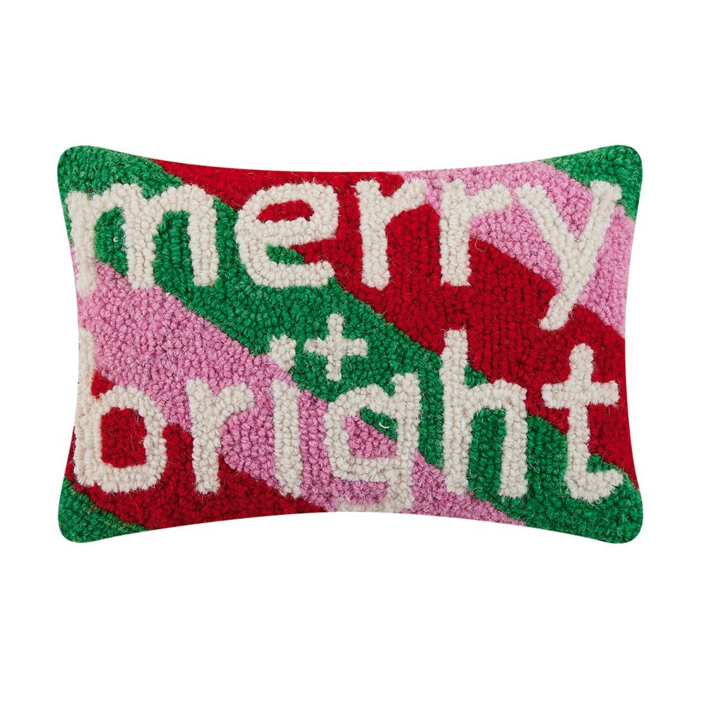 Merry and Bright Rainbow Hook Pillow - Freshie & Zero Studio Shop