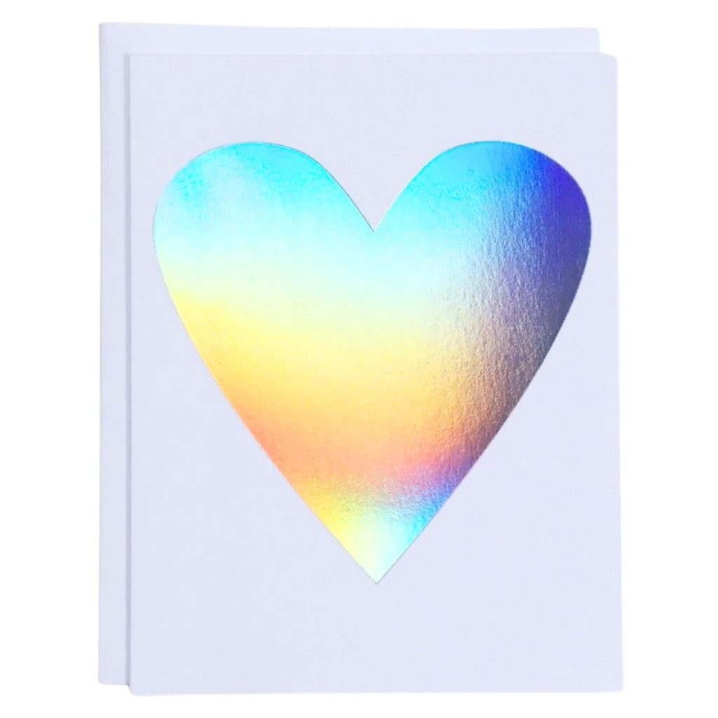 Hologram Heart Greeting Card - Freshie & Zero Studio Shop