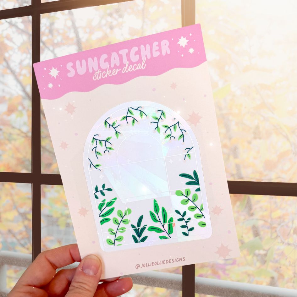 Greenhouse Suncatcher Decal - Freshie & Zero Studio Shop