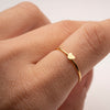 Single Heart Gold Filled Stacking Ring - Freshie & Zero Studio Shop