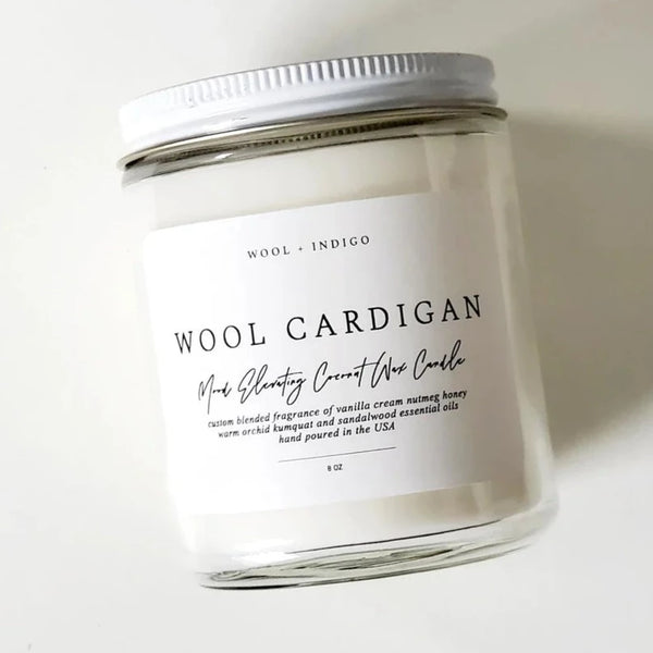 Wool Cardigan Candle 8oz - Freshie & Zero Studio Shop