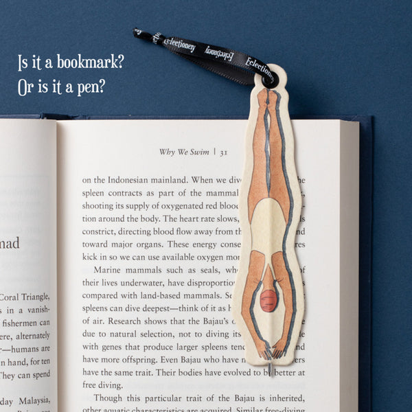 Vintage Ephemera Flat Bookmark Pen - Freshie & Zero Studio Shop