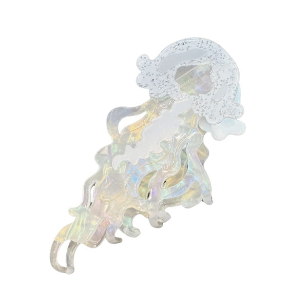 White Jellyfish Hair Claw Clip - Freshie & Zero Studio Shop