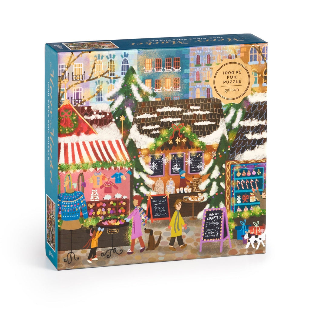 Merry Market 1000 Piece Foil Puzzle - Freshie & Zero Studio Shop