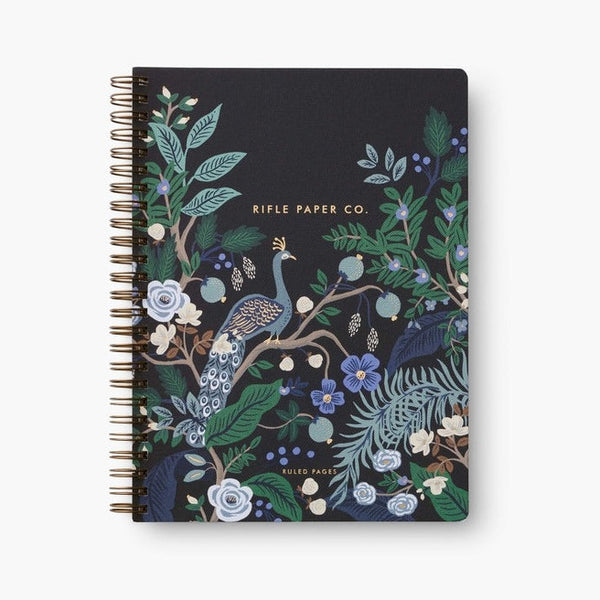 Peacock Spiral Notebook by Rifle Paper Co - Freshie & Zero Studio Shop