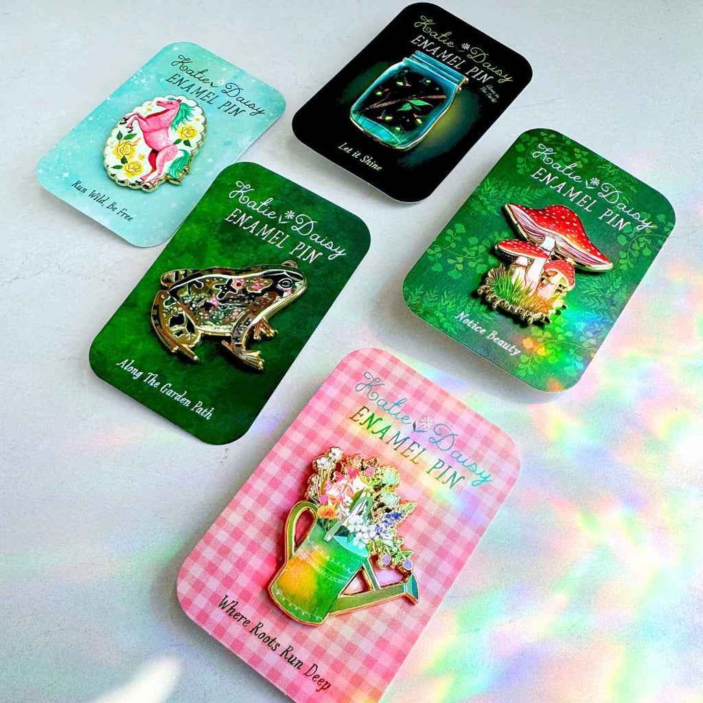 Firefly Jar Enamel Pin - Freshie & Zero Studio Shop