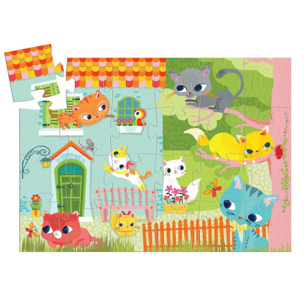 Kitten and Friends 24pc Jigsaw Puzzle - Freshie & Zero Studio Shop