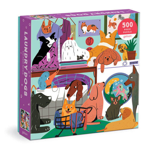 Laundry Dogs Puzzle: 500 pieces - Freshie & Zero Studio Shop