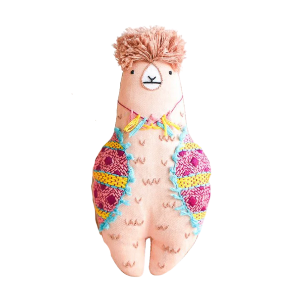 Embroidery Mini Plush Kit, Llama - Level 2 - Freshie & Zero Studio Shop