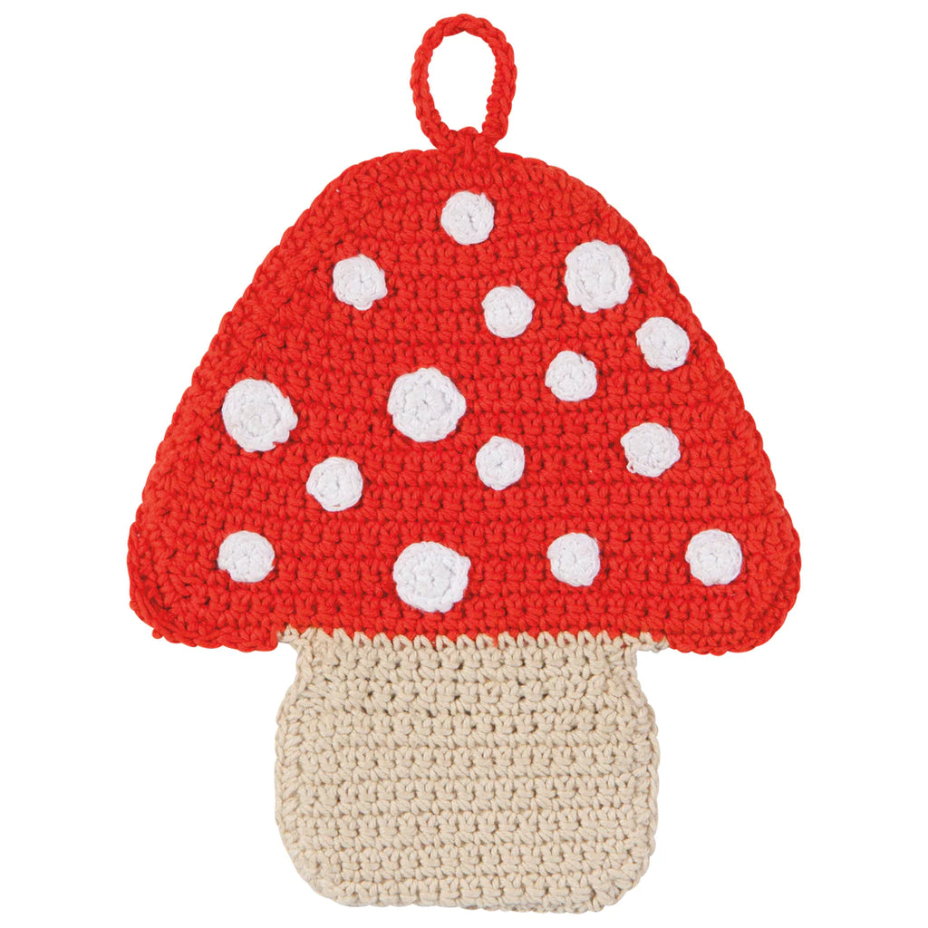 Mushroom Crochet Trivet by Danica - Freshie & Zero Studio Shop