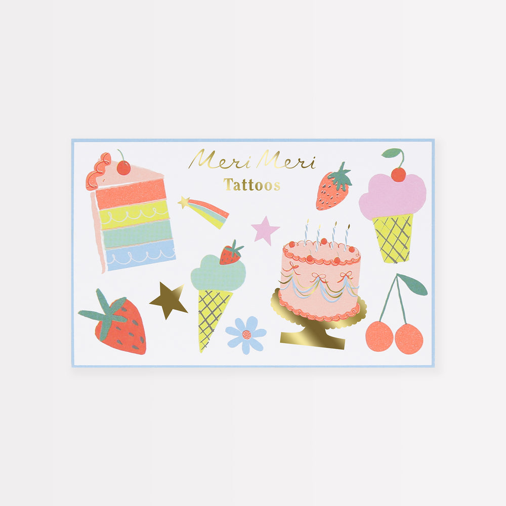 Meri Meri Temporary Tattoos - Freshie & Zero Studio Shop