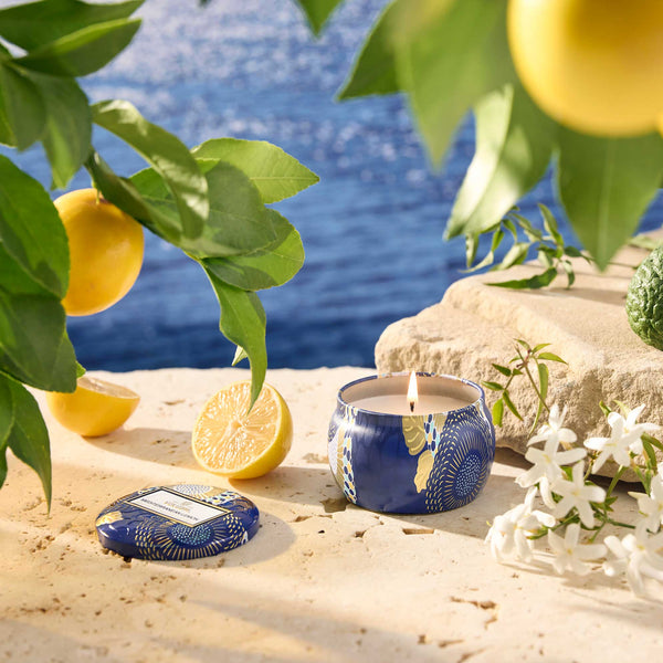 Mediterranean Lemon Mini Tin Candle - Freshie & Zero Studio Shop