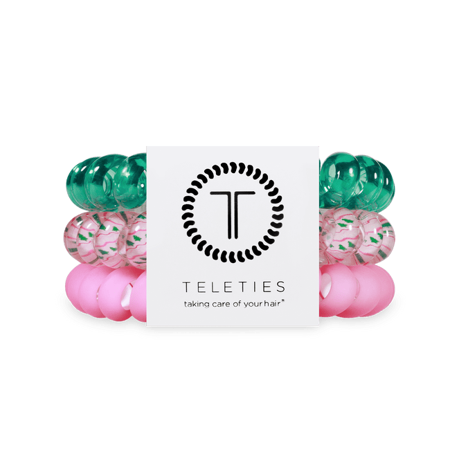 Teleties Holiday Small Coil Hair Ties - Set of 3 - Freshie & Zero Studio Shop