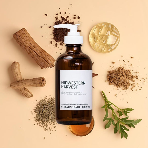 Midwestern Harvest Hydrating Bath and Body Oil - Freshie & Zero Studio Shop