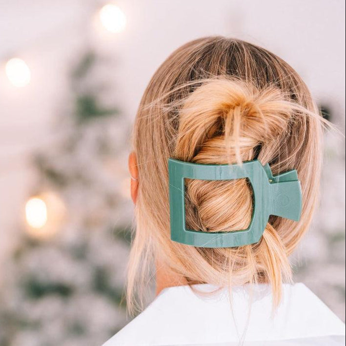 Teleties Shimmer Large Flat Square Hair Clip - Freshie & Zero Studio Shop