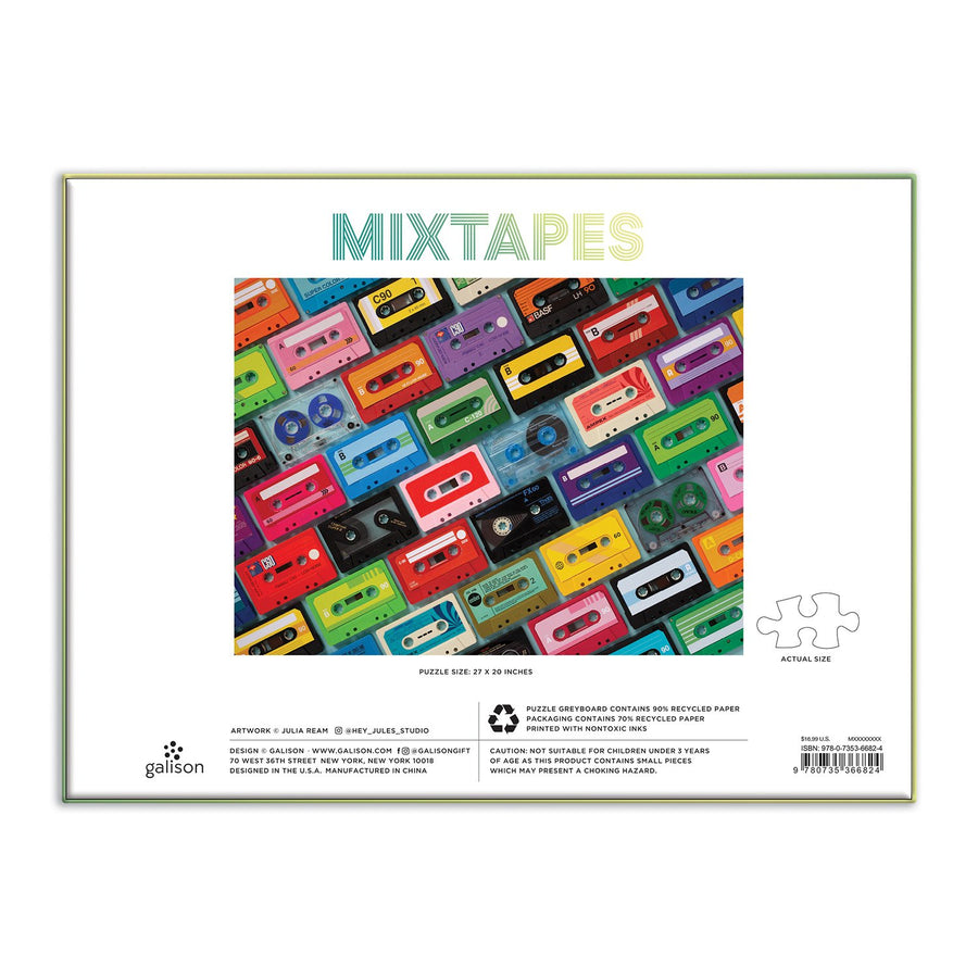 Mixtapes 1000 Piece Jigsaw Puzzle - Freshie & Zero Studio Shop