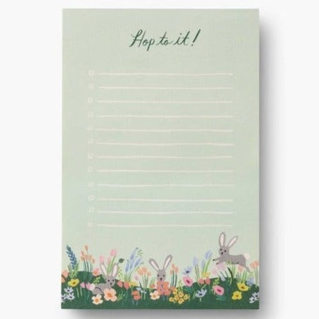 Hop To It To Do Notepad by Rifle Paper Co - Freshie & Zero Studio Shop