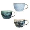 Ocean Floor Stoneware Mugs - Freshie & Zero Studio Shop
