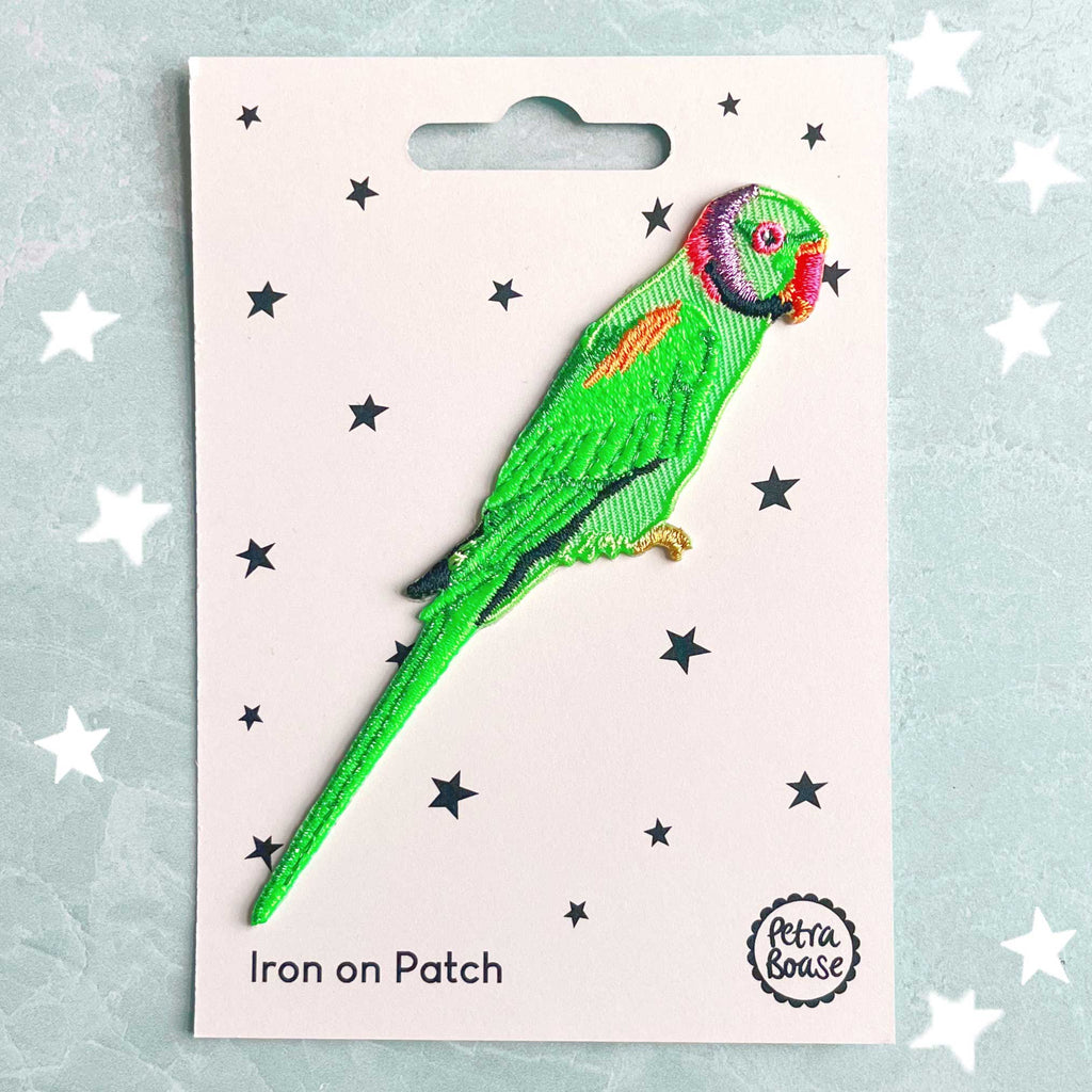 Iron on Patch - Parrot - Freshie & Zero Studio Shop