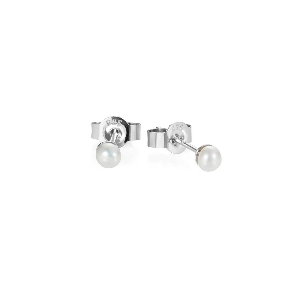 Tiny White Pearl Earrings - Freshie & Zero Studio Shop
