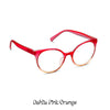 Peepers Reading Glasses: Dahlia Pink/Orange - Freshie & Zero Studio Shop