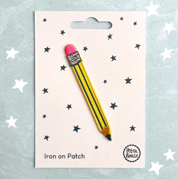 Iron on Patch - Pencil - Freshie & Zero Studio Shop