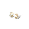 Clara Flower Hoop Gold Earrings - Freshie & Zero Studio Shop