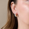 Clara Flower Hoop Gold Earrings - Freshie & Zero Studio Shop