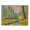 El Baker Art Colorado River landscape art print, 8x10 poster showcasing scenic river view with mountains and sky.