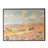 Pastel desert landscape art print by El Baker Art, 8x10 poster showcasing soft colors and desert scenery on high-quality paper.