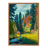 El Baker Art Jemez Forest travel art print, 8x10 poster featuring scenic forest landscape artwork.