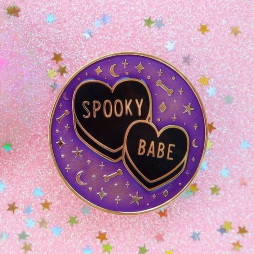 Enamel Pin: Spooky Babe - Freshie & Zero Studio Shop